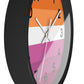 Lesbian Pride Wall Clock