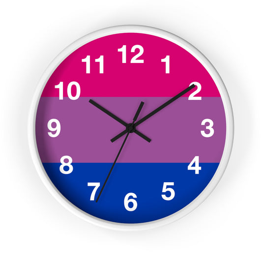 Bisexual Pride Wall Clock