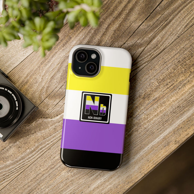 Non-Binary Pride Impact-Resistant Phone Case