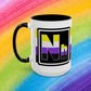Nonbinary Pride - Accent Coffee Mug (11, 15oz)