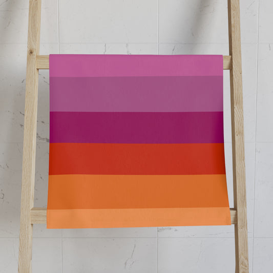 Lesbian Pride Hand Towel