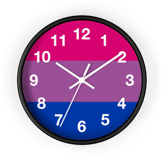 Bisexual Pride Wall Clock
