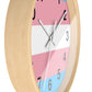 Trans Pride Wall Clock
