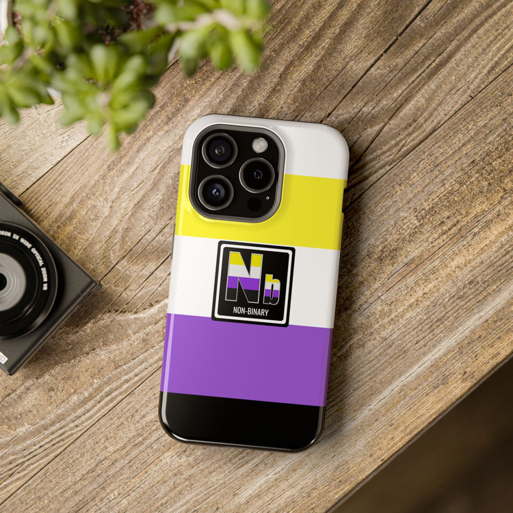 Non-Binary Pride Impact-Resistant Phone Case