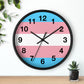 Trans Pride Wall Clock