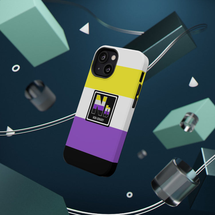 Non-Binary Pride Impact-Resistant Phone Case