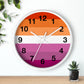 Lesbian Pride Wall Clock