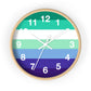 Gay Pride Wall Clock