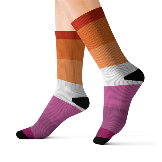Lesbian Pride Socks