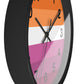 Lesbian Pride Wall Clock