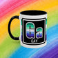 Gay Pride Accent Coffee Mug (11, 15oz)
