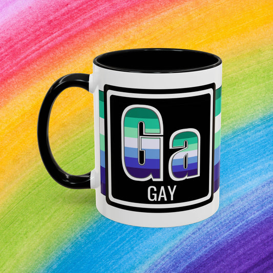 Gay Pride Accent Coffee Mug (11, 15oz)
