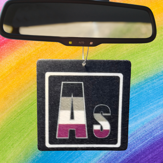 Elements of Pride Air Freshener - Asexual